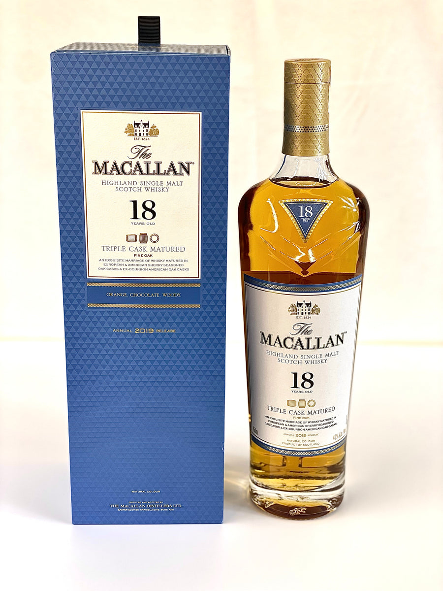The MACALLAN 18☆ The Macallan 18 year Triple Cask – Vino and Oak