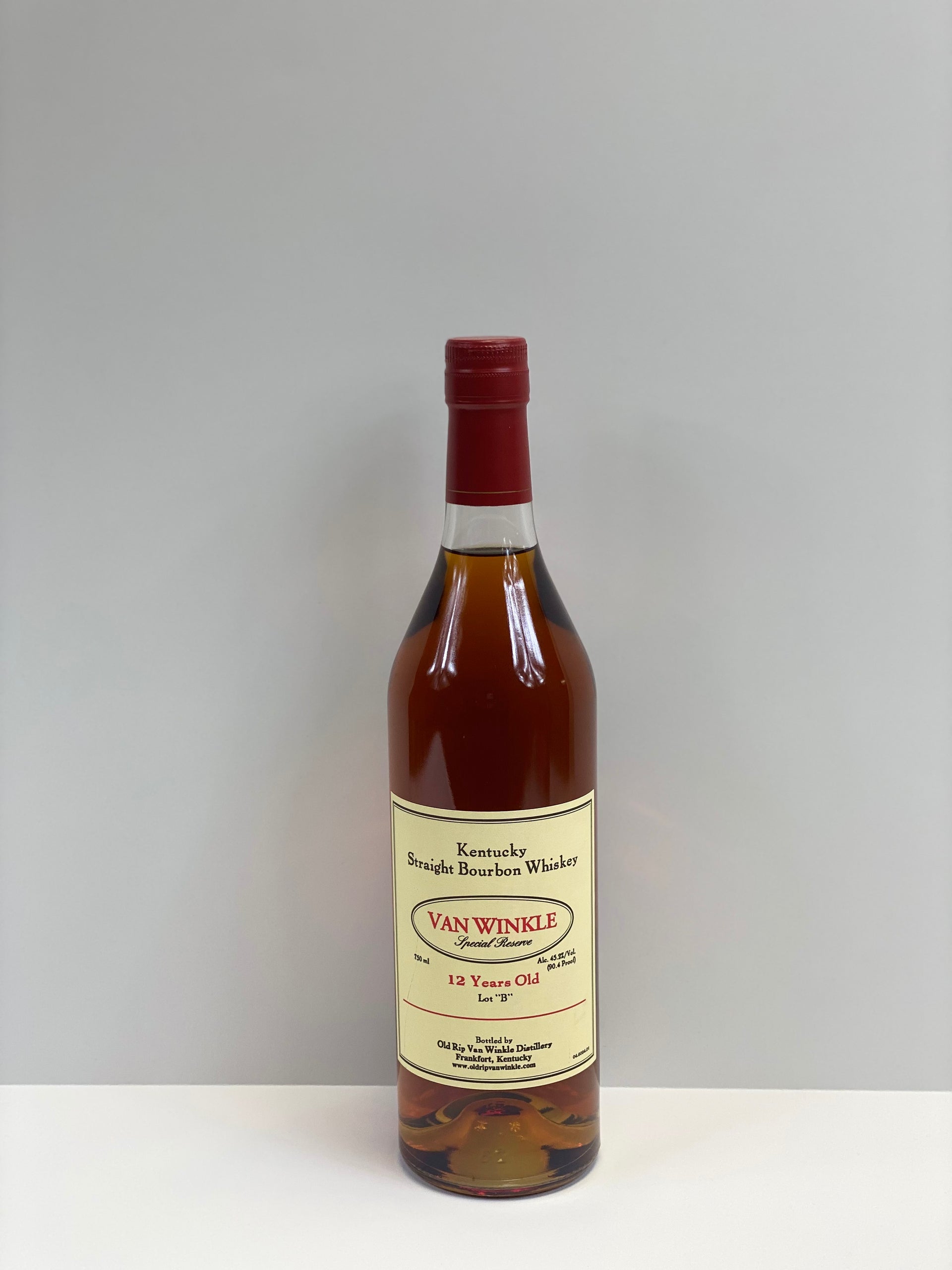 VAN WINKLE SPECIAL RESERVE 12 YEAR