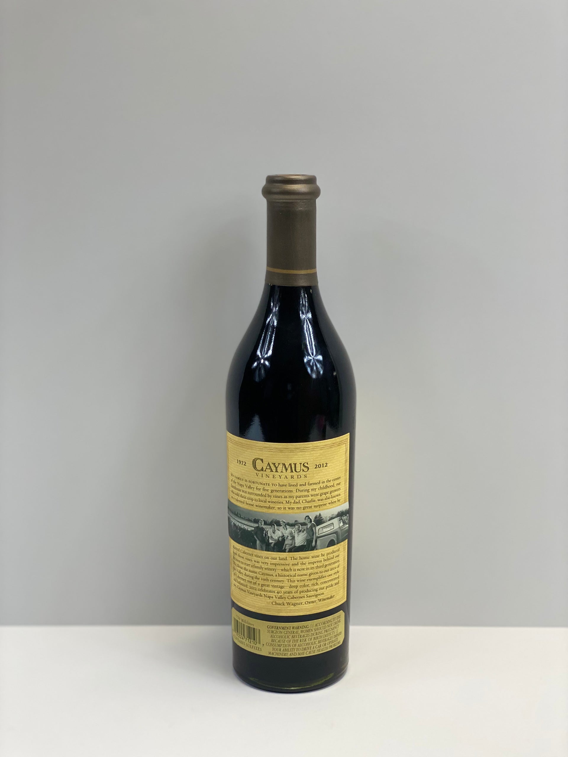 Caymus Vineyards Cabernet Sauvignon Napa Valley 40th